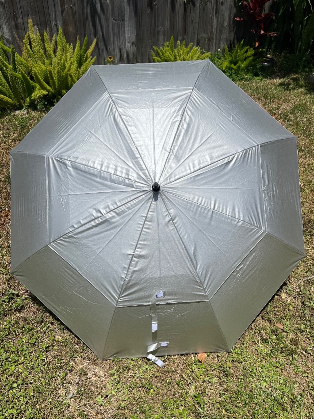 Two Large UV Golf Umbrellas, 62”, Wind-resistant, Brand New, 2 Pack